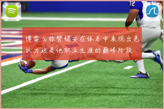 博雷戈称赞锡安在体系中表现出色认为这是他职业生涯的巅峰阶段
